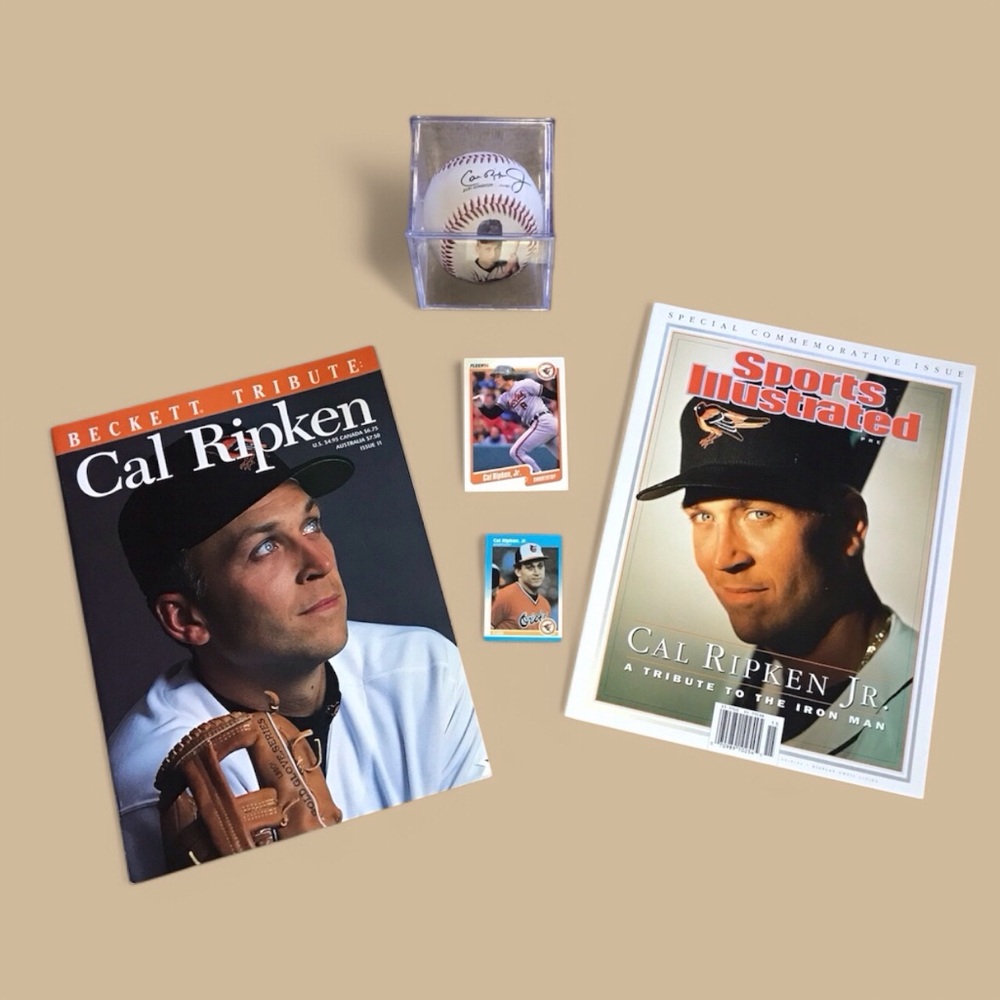 Lots Of Cal Ripken Jr. Memorabilia